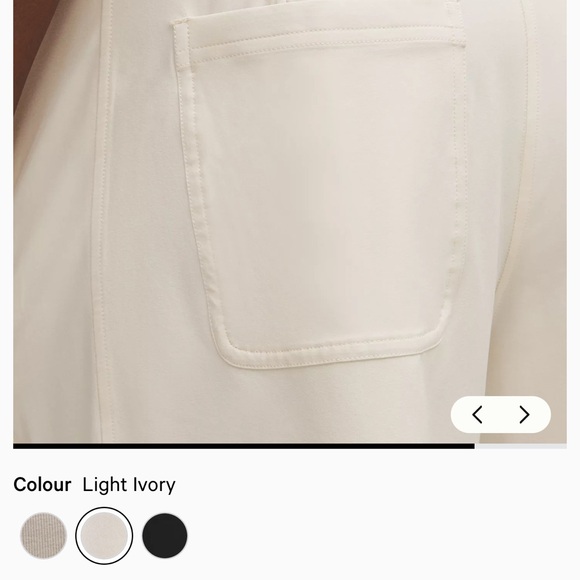 Lululemon Swift Relaxed Shorts 9” with zipper Pickets Cream - Picture 6 of 10